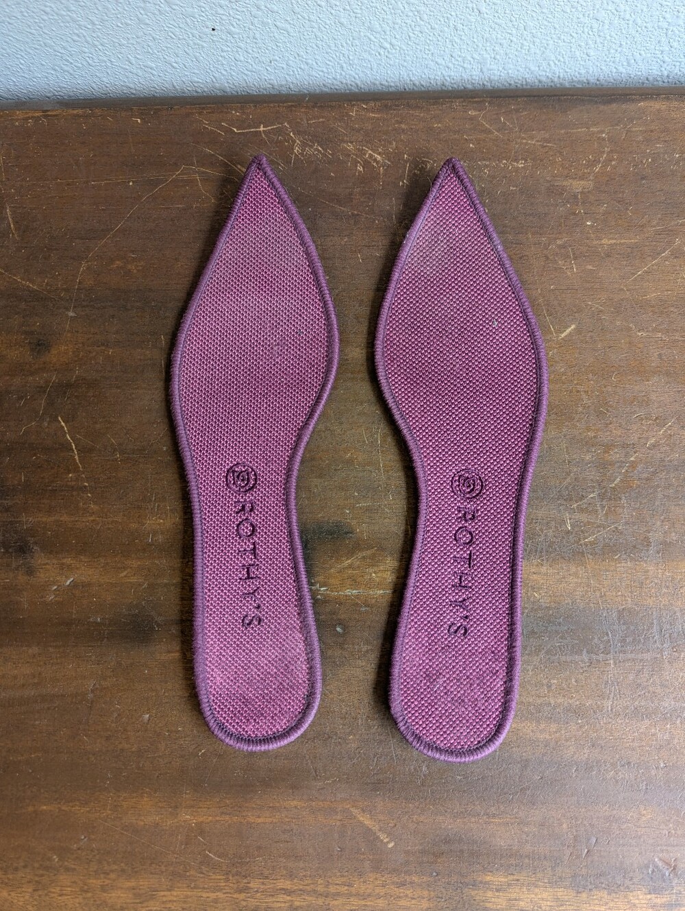 Retired Rothys The Point Fig Python Purple Flats Womens Sz 11.5 Snake Rare - Picture 9 of 12